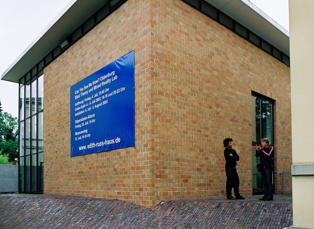 Blast Theory & Mixed Reality Lab: Can You See Me Now. Foto © Edith-Russ-Haus Blast Theory & Mixed Reality Lab: Can You See Me Now. Foto © Edith-Russ-Haus