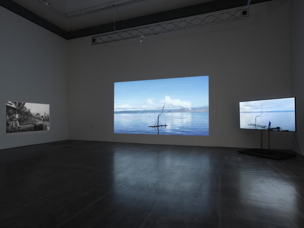 Ausstellungsansicht Black Dogs and Red Forests. Foto © Edith-Russ-Haus