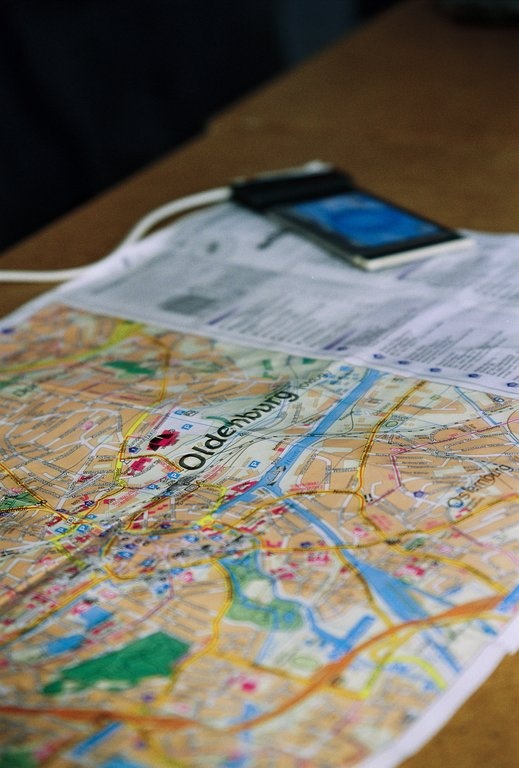 Ausstellungsansicht Blast Theory & Mixed Reality Lab: Can You See Me Now. Foto © Edith-Russ-Haus Ausstellungsansicht Blast Theory & Mixed Reality Lab: Can You See Me Now. Foto © Edith-Russ-Haus