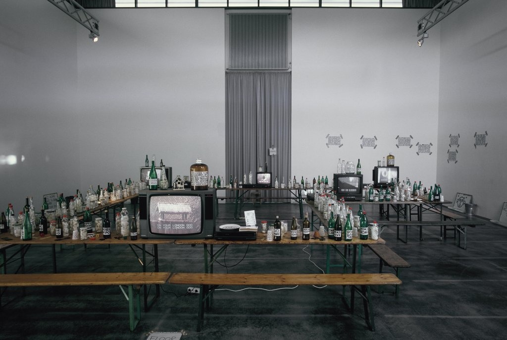 Ausstellungsansicht Torsten Haake-Brandt: Geustermor. Foto © Edith-Russ-Haus