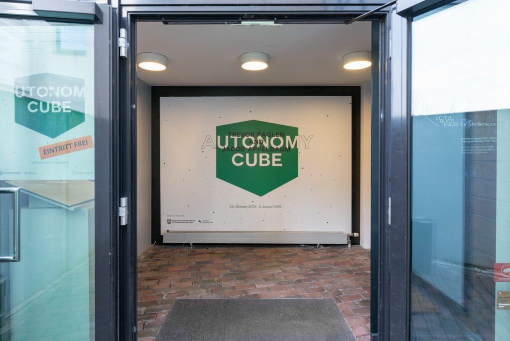 Trevor Paglen & Jacob Appelbaum: Autonomy Cube. Photo © Edith-Russ-Haus