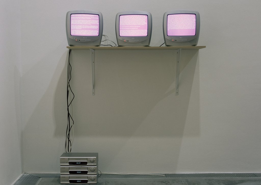 Exhibition view Bernadette Corporation. Photo © Edith-Russ-Haus