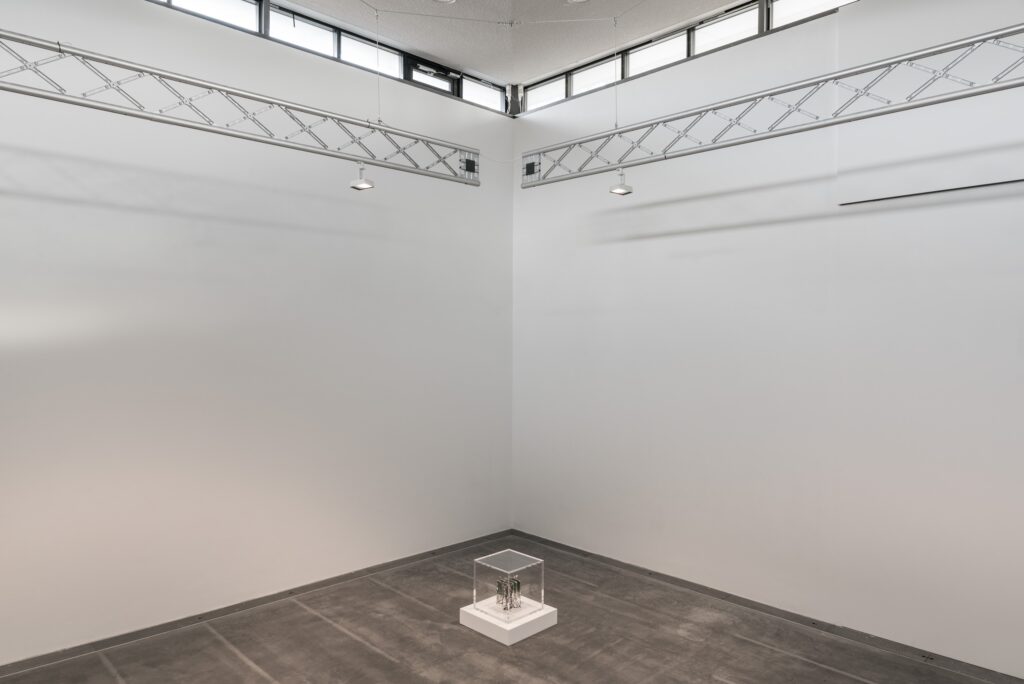 Exhibition view Trevor Paglen & Jacob Appelbaum: Autonomy Cube. Photo © Edith-Russ-Haus
