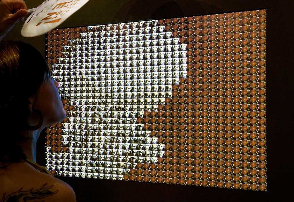 Rafael Lozano-Hemmer: Close-up. Foto Franz J Wamhof © Edith-Russ-Haus Rafael Lozano-Hemmer: Close-up. Foto Franz J Wamhof © Edith-Russ-Haus