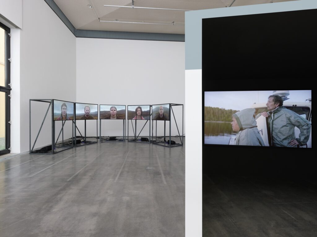 Karolina Bregu?a: The Waves Are Rumbling So Loud. Photo © Haus für Medienkunst 2024