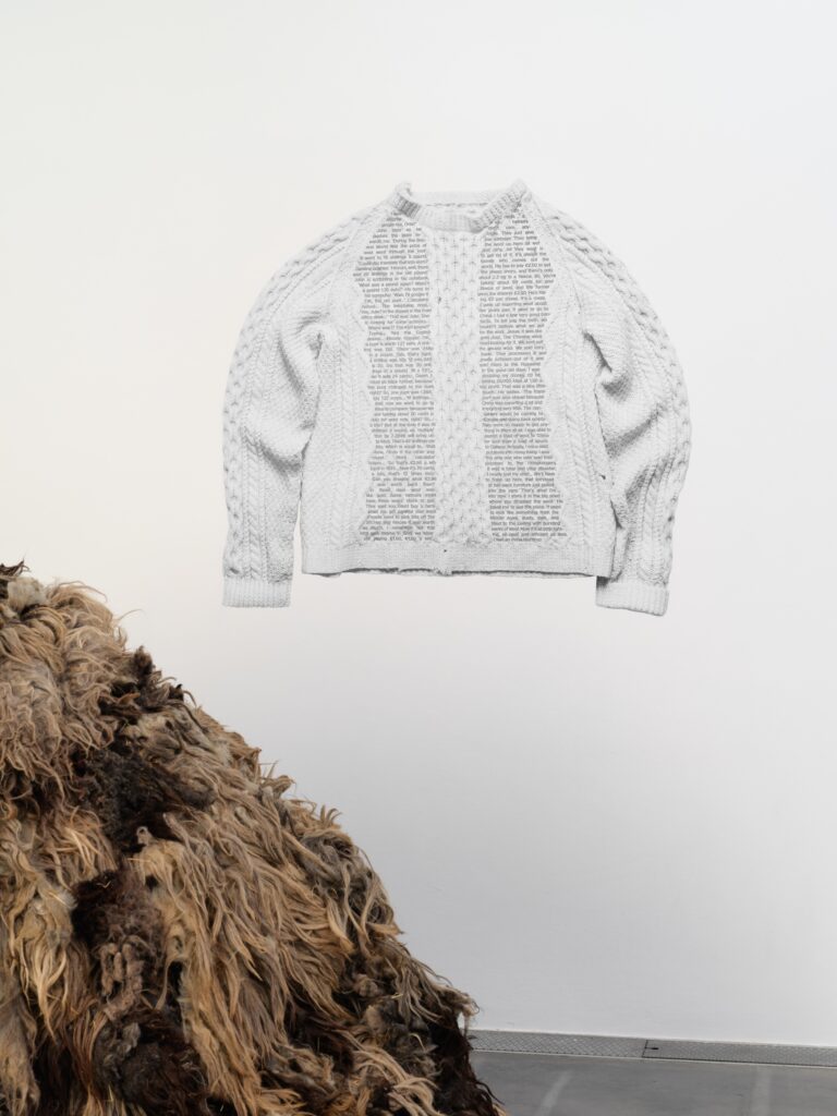 Orla Barry - The Oldenburg Stockpile. The Curator´s Sweater, Photo © Haus für Medienkunst 2025