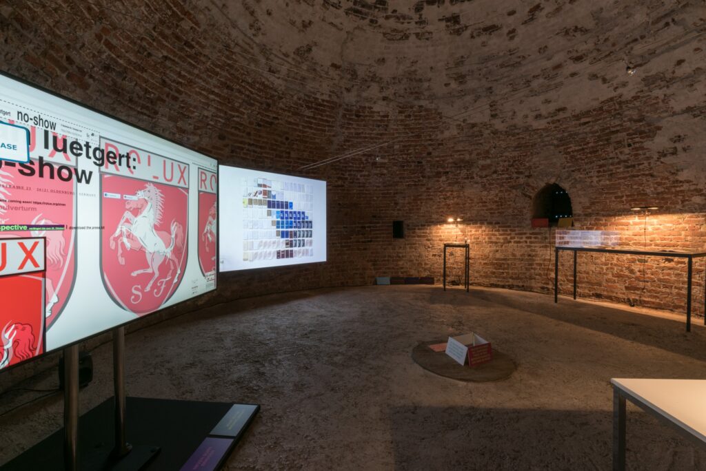 Exhibition view Sebastian Luetgert: no-show. Photo © Edith-Russ-Haus