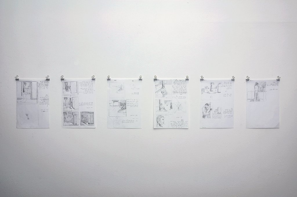 Guy Ben-Ner: Drawings. Photo Franz J Wamhof © Edith-Russ-Haus Guy Ben-Ner: Drawings. Photo Franz J Wamhof © Edith-Russ-Haus