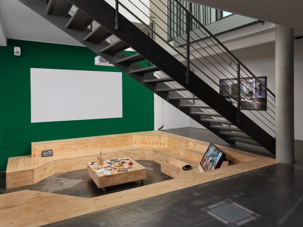 Karolina Bregu?a: The Agora. Photo © Haus für Medienkunst 2024