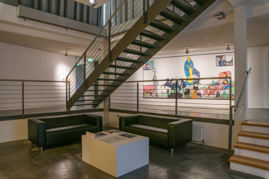 Ausstellungsansicht Die neunte Kunst - Unwanted Stories. Foto © Edith-Russ-Haus