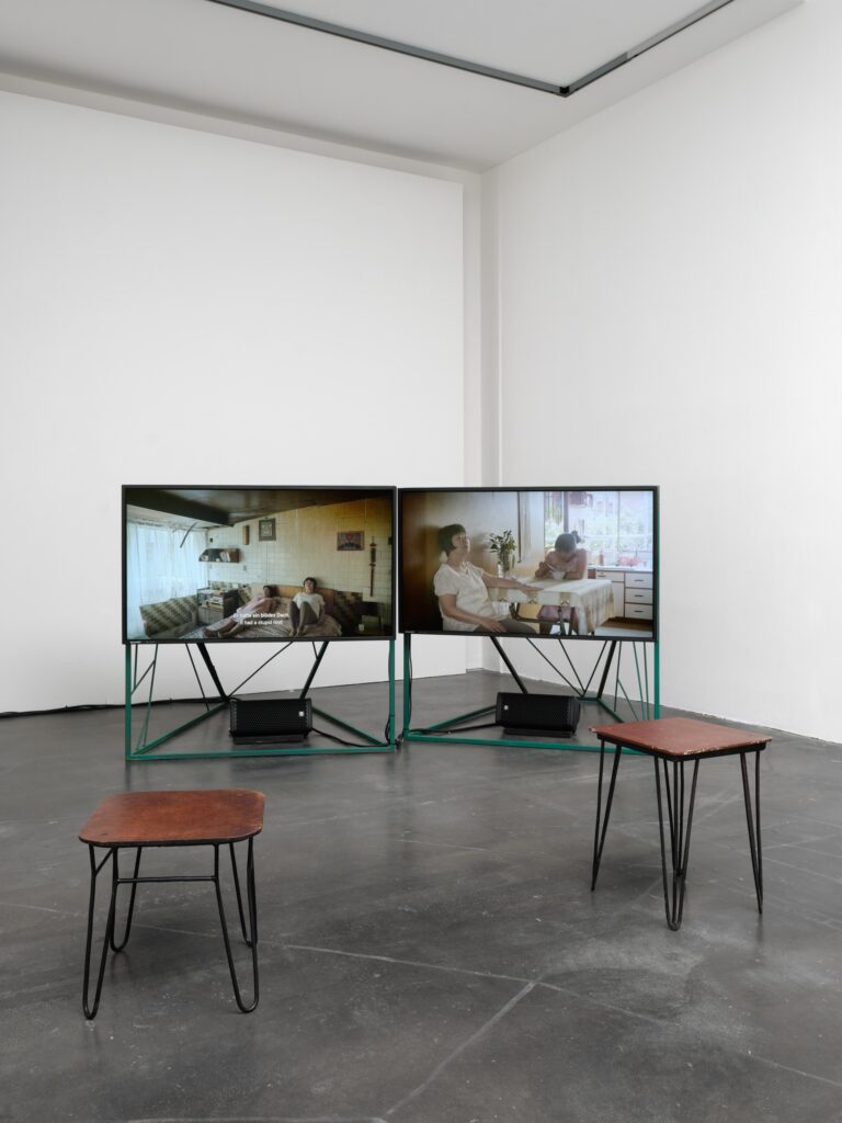 Karolina Bregu?a: Dust. Photo © Haus für Medienkunst 2024