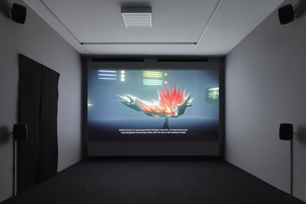 Bassam El Baroni & Constantinos Miltiades (with Georgios Cherouvim and Gerriet K. Sharma): Cybersyn 1973 / 2023. Photo © Edith-Russ-Haus