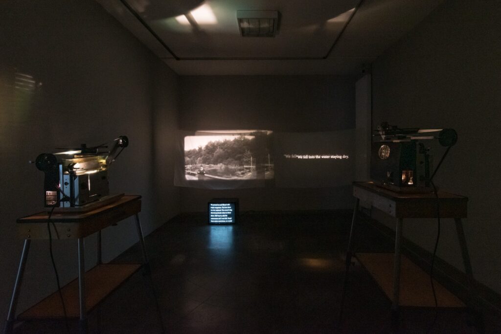 Exhibition view Shirin Sabahi: Borrowed Scenery. Photo © Edith-Russ-Haus