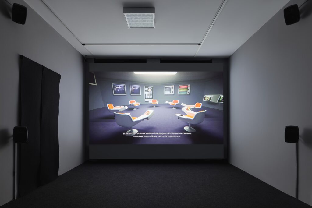 Bassam El Baroni & Constantinos Miltiades (with Georgios Cherouvim and Gerriet K. Sharma): Cybersyn 1973 / 2023. Photo © Edith-Russ-Haus