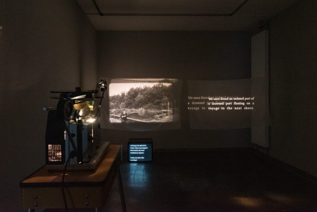 Exhibition view Shirin Sabahi: Borrowed Scenery. Photo © Edith-Russ-Haus