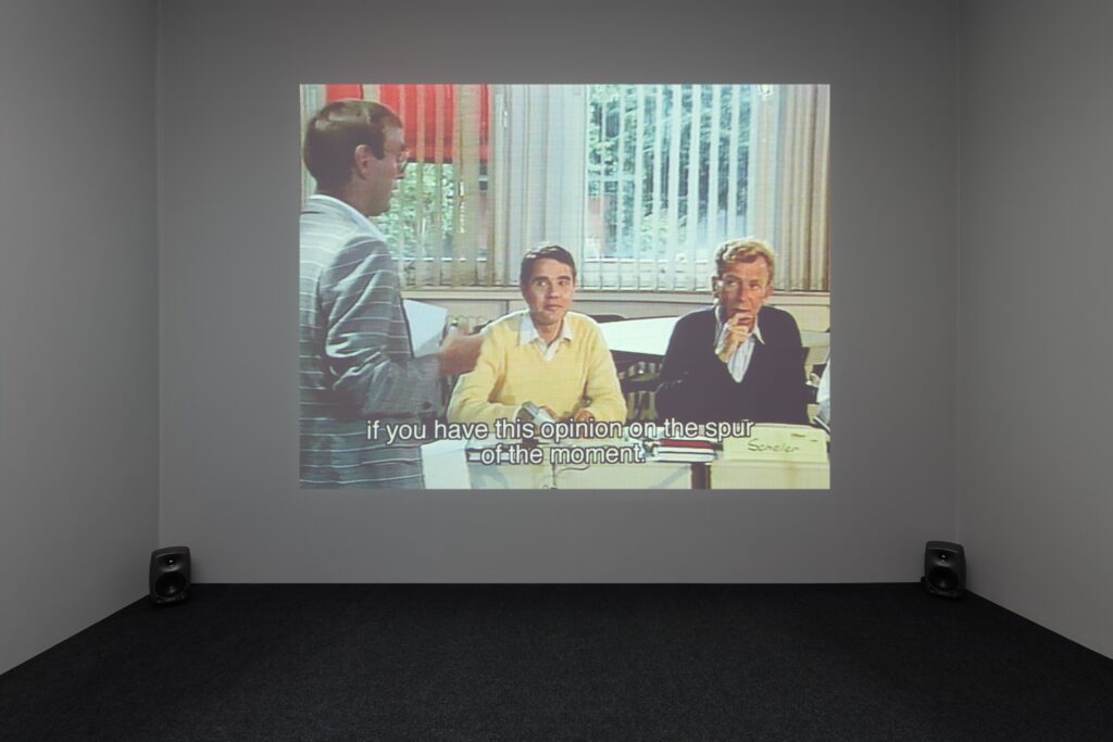 Harun Farocki: Die Schulung. Photo © Edith-Russ-Haus