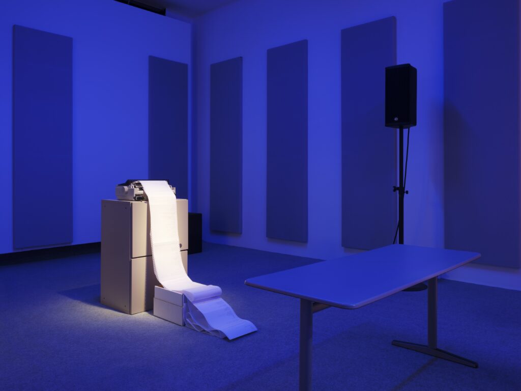 Ausstellungsansicht Rana Hamadeh: Standard_Deviation II. Foto © Edith-Russ-Haus