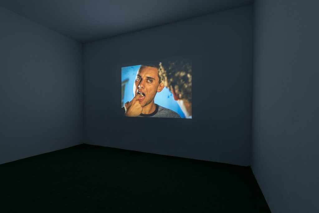 Akram Zaatari: Red Chewing Gum. Photo © Edith-Russ-Haus