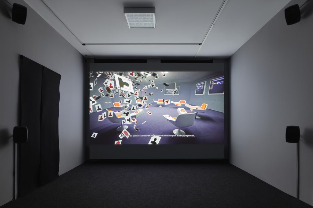 Bassam El Baroni & Constantinos Miltiades (with Georgios Cherouvim and Gerriet K. Sharma): Cybersyn 1973 / 2023. Photo © Edith-Russ-Haus