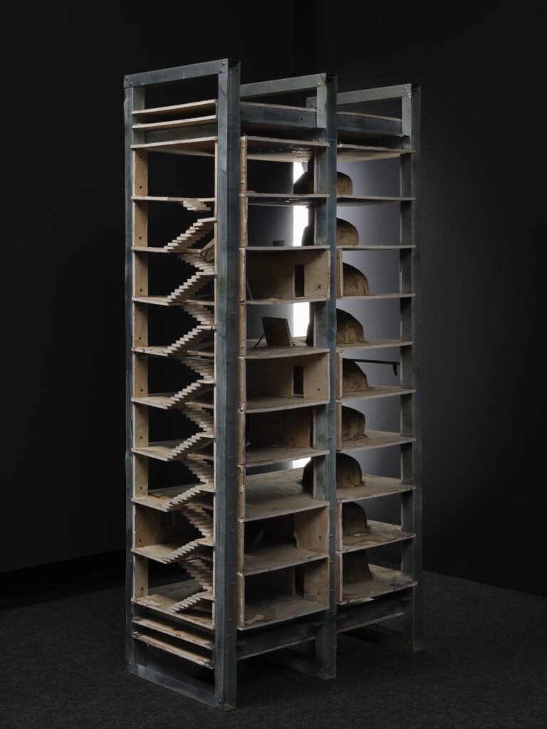 Tamás Kaszás: Occupied Dominos. Photo © Edith-Russ-Haus 2023